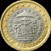 images/productimages/small/Vaticaan 1 Euro SV.gif